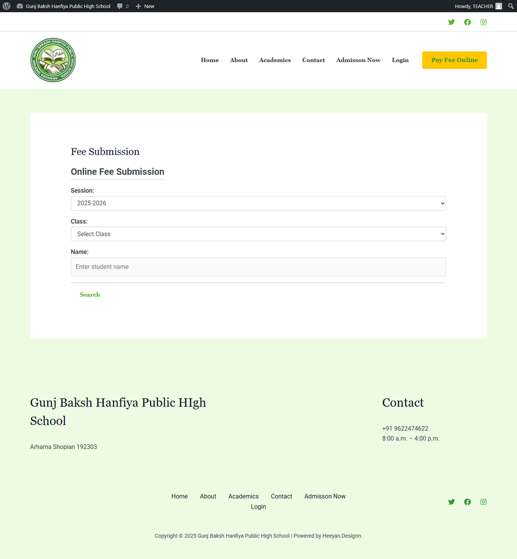 School Management System